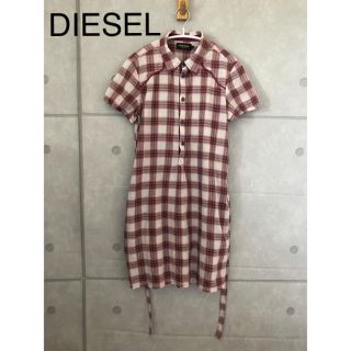 ディーゼル(DIESEL)のDIESEL  半袖 シャツ ワンピース(ひざ丈ワンピース)