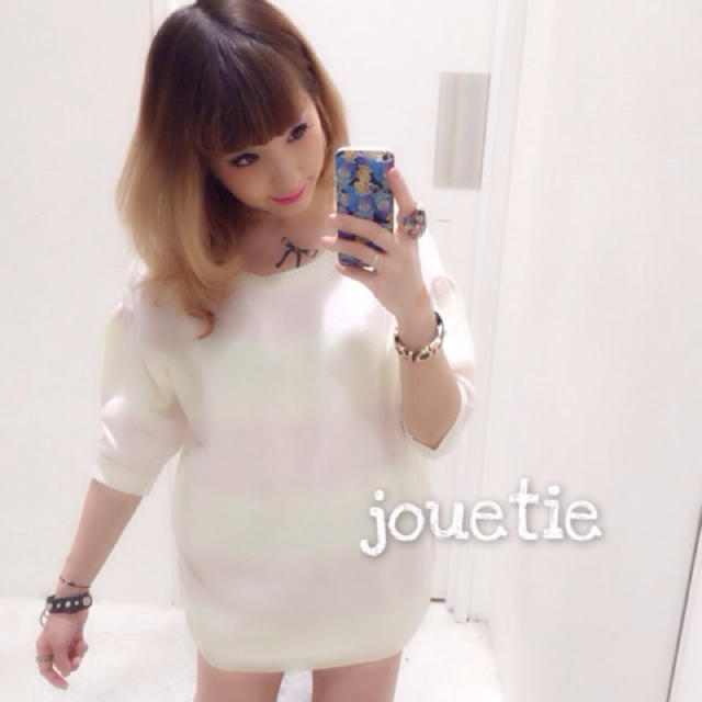 jouetie(ジュエティ)の新品jouetie♡ボーダープルオーバー レディースのトップス(ニット/セーター)の商品写真