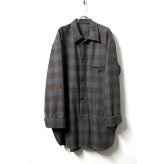 サンシー(SUNSEA)のURU 19AW wool check over shirts(シャツ)