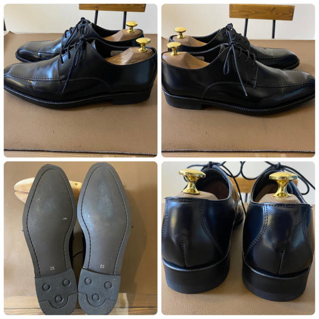 リーガル REGAL メンズ ビジネス 革靴 ブラック 黒靴/シューズ