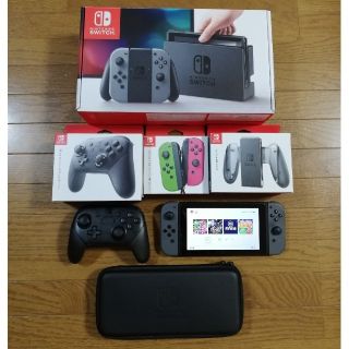 ニンテンドースイッチ(Nintendo Switch)の【タイムフライヤー様専用】Nintendo Switch 本体+その他(家庭用ゲーム機本体)