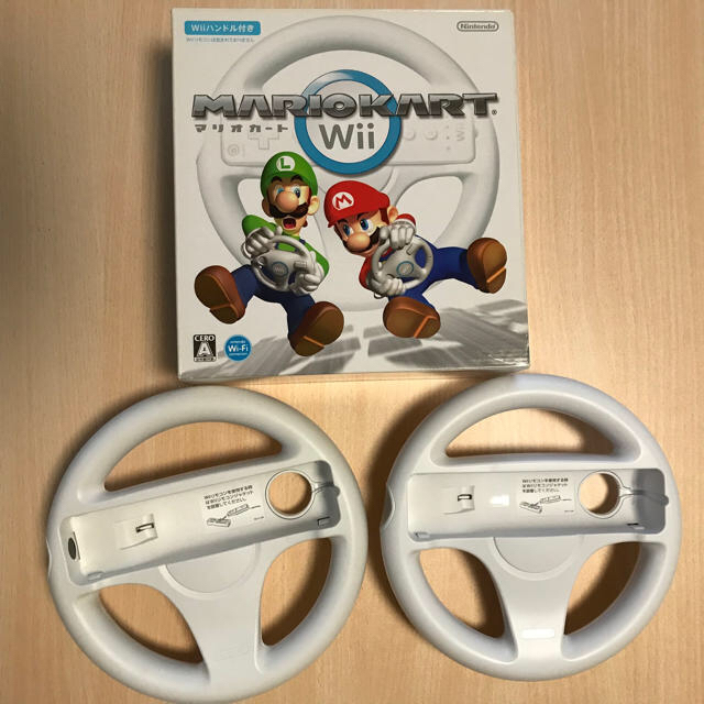 大特価放出! ★★ wiiリモコン&ハンドル2個&マリオカートwii セット ★★★ 家庭用ゲーム本体 大特価放出! ★★ wiiリモコン&ハンドル2個&マリオカートwii セット ★★★ 家庭用ゲーム本体