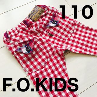 エフオーキッズ(F.O.KIDS)のガールズ　チェックパンツ　F.O.KIDS(パンツ/スパッツ)