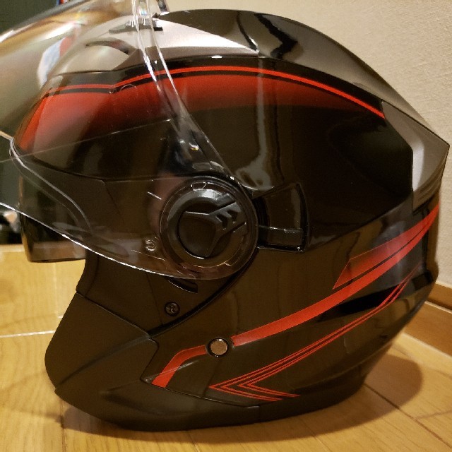 AKIYO様専用　GXTインナーレンズ付きジェットヘルメット 自動車/バイクのバイク(ヘルメット/シールド)の商品写真