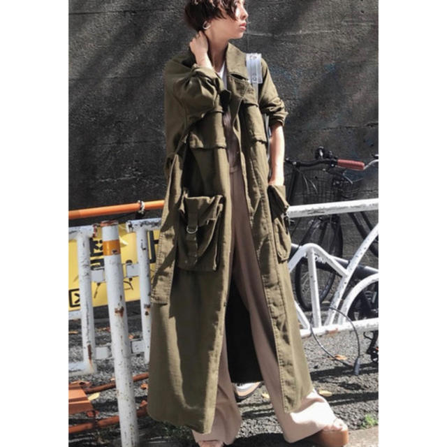 Ameri VINTAGE ARMY POCKET LONG COAT | www.angeloawards.com