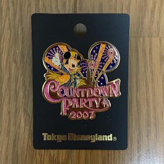 ディズニー(Disney)のTDL◆カウントダウンパーティー 2007◆ピンバッジ(キャラクターグッズ)