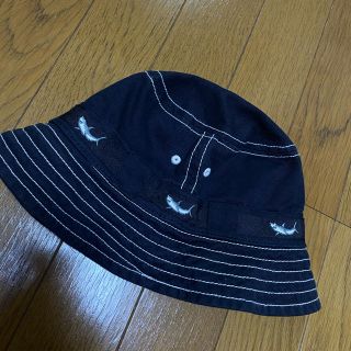 ベビーギャップ(babyGAP)のbabygap キッズ　50 サメ　帽子　ハット(帽子)