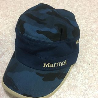 マーモット(MARMOT)のマーモット　ビーコンワークキャップ　ネイビーカモ柄(キャップ)