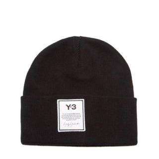 ワイスリー(Y-3)の新品 y-3 ニット帽 ビーニー フリーサイズ ブラック ヨウジヤマモト(ニット帽/ビーニー)