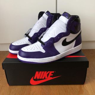 ナイキ(NIKE)のNIKE AIR JORDAN1 court purple(スニーカー)