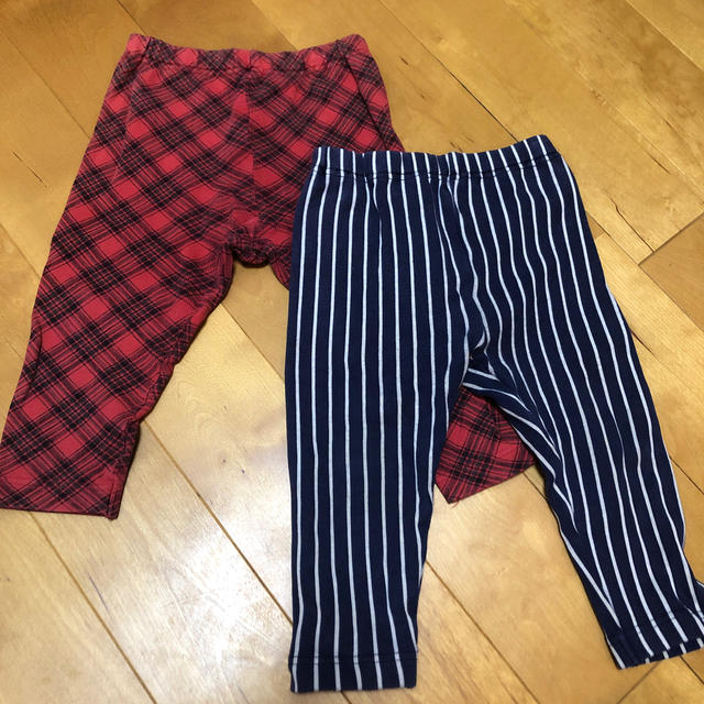 UNIQLO(ユニクロ)のユニクロ⭐︎80cmズボン 2点セット キッズ/ベビー/マタニティのベビー服(~85cm)(パンツ)の商品写真