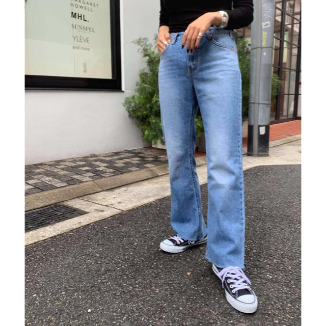 canaljeanvia j デニムカットオフパンツ