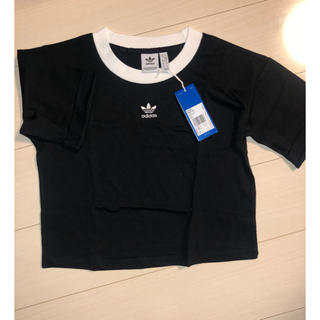アディダス(adidas)の新品　アディダス　クロップトップス(Tシャツ(半袖/袖なし))
