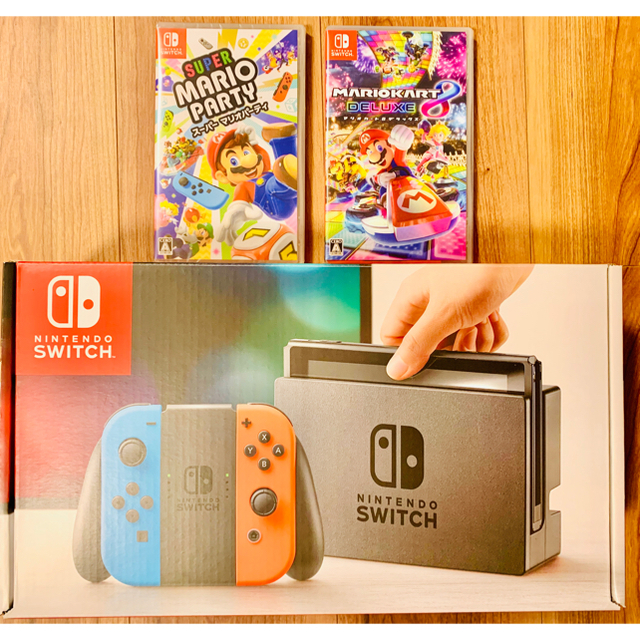 激安正規  Nintendo Switch - Nintendo Switch Joy-Con (L) ネオンブルー/ (R) 家庭用ゲーム機本体