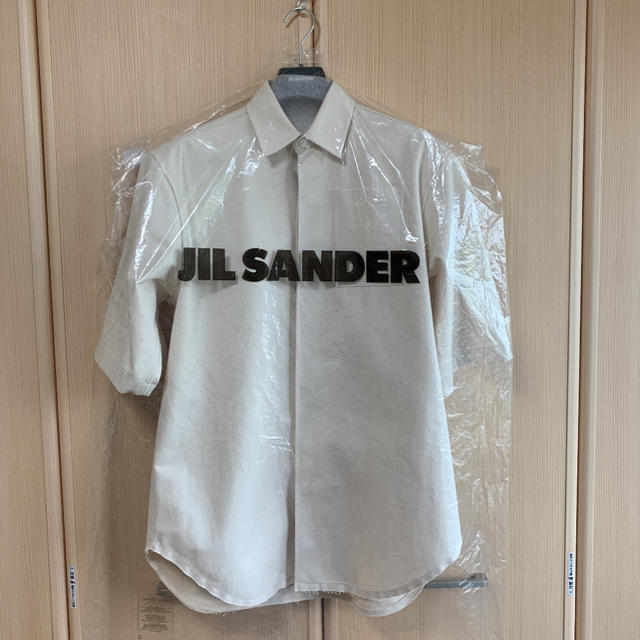 Jil sander ジルサンダー  スタッフシャツ　半袖シャツ　ロゴ　37