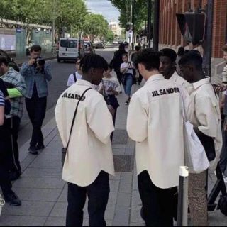 Jil Sander - JILSANDER ジルサンダー 20ss スタッフシャツ 37の通販