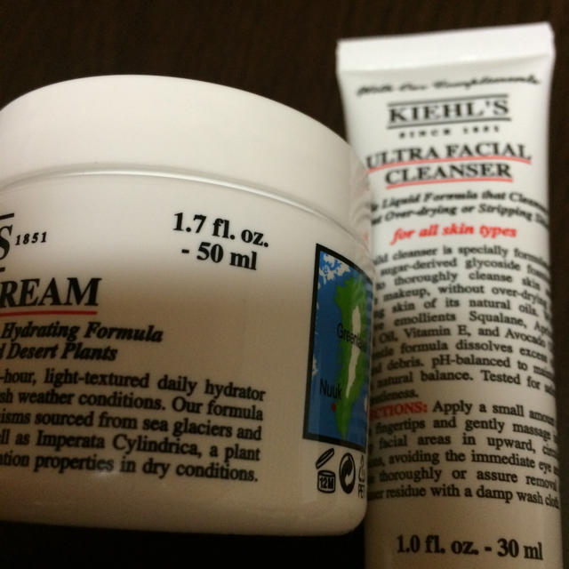 Kiehl's(キールズ)のUFCと洗顔料☆ コスメ/美容のスキンケア/基礎化粧品(フェイスクリーム)の商品写真