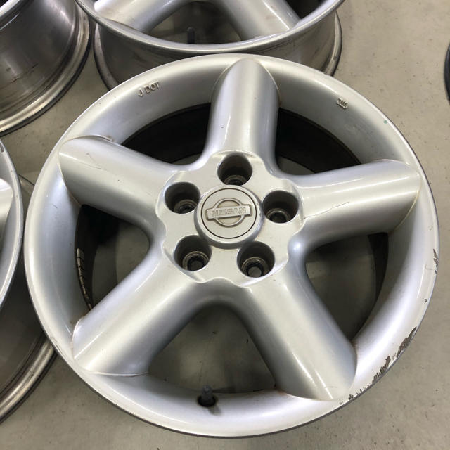 送料込!アルミ16インチ日産エクストレイル純正アルミ - ホイール