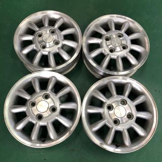 スズキ(スズキ)の送料込！中古アルミ　スズキラパン純正アルミ13x4.0(ホイール)