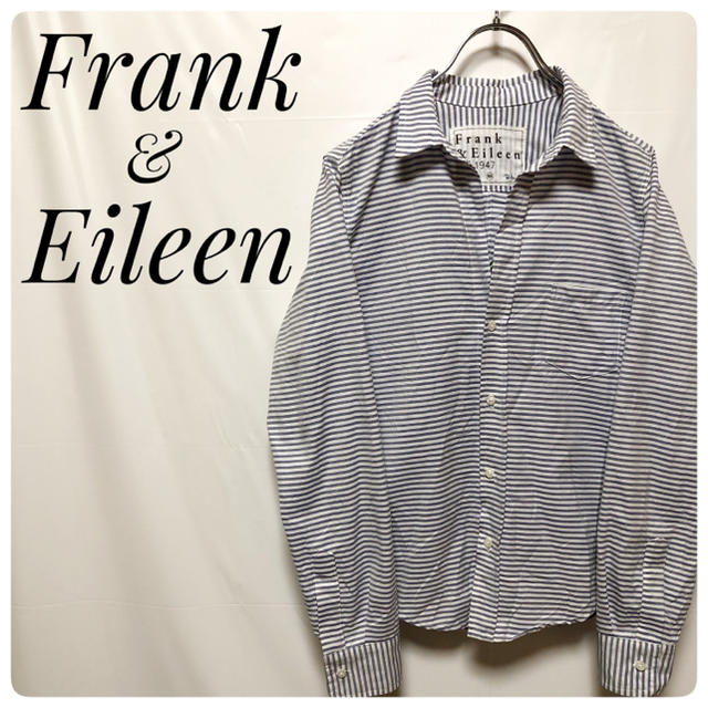 Frank&Eileen(フランクアンドアイリーン)の超美品　フランクアンドアイリーン　ロンハーマン　レディースボーダーシャツ　XS レディースのトップス(シャツ/ブラウス(長袖/七分))の商品写真