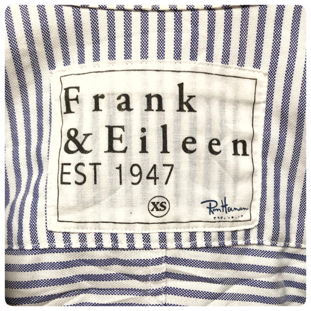 Frank&Eileen(フランクアンドアイリーン)の超美品　フランクアンドアイリーン　ロンハーマン　レディースボーダーシャツ　XS レディースのトップス(シャツ/ブラウス(長袖/七分))の商品写真