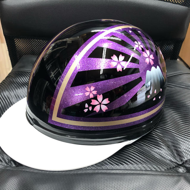 コルク半 カスタム 富士日章 パープルラップ ラメ 桜 高級クリヤ 送料 コルク半 カスタム 富士日章 パープルラップ ラメ 桜 高級クリヤ 送料