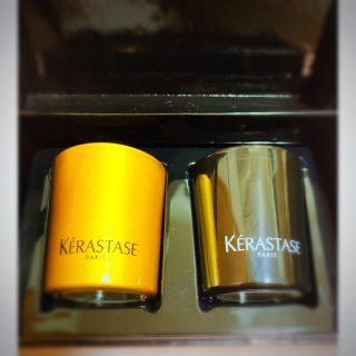 ケラスターゼ(KERASTASE)の＊新品未使用＊KÉRASTASE ケラスターゼ　アロマキャンドルセット(キャンドル)