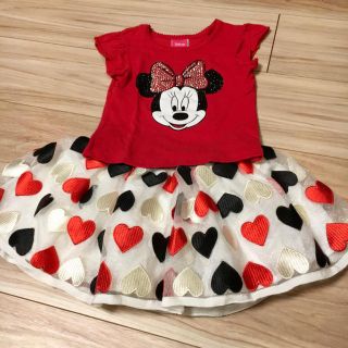 ディズニー(Disney)の❤︎2T/ミニーちゃん上下セット❤︎(その他)