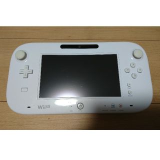 ウィーユー(Wii U)の【動作確認済】WiiU ゲームパッド シロ(家庭用ゲーム機本体)