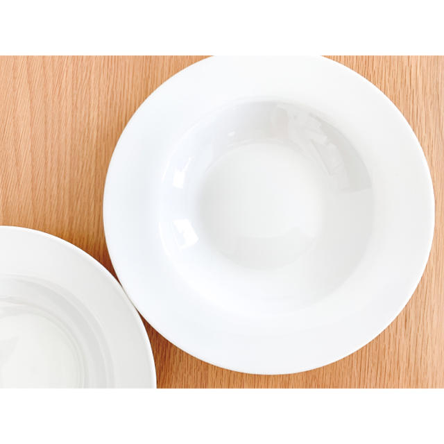 皿　プレート　パスタ皿　大皿　カレー皿　ペアセット インテリア/住まい/日用品のキッチン/食器(食器)の商品写真
