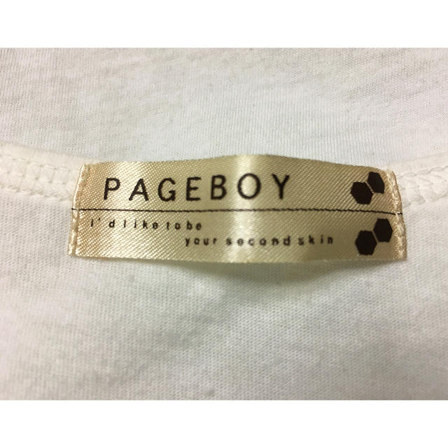 PAGEBOY(ページボーイ)のPAGEBOY☆シャツ風Tシャツ レディースのトップス(Tシャツ(長袖/七分))の商品写真