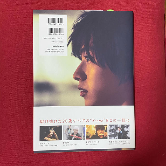 角川書店(カドカワショテン)の山﨑賢人 Scene #20 メモリアルBOOK 写真集 DVD エンタメ/ホビーの本(アート/エンタメ)の商品写真