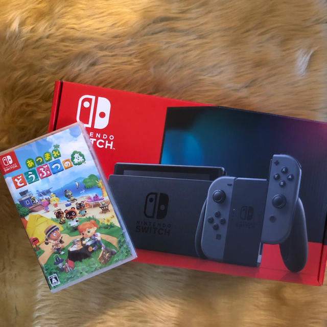 Nintendo Switch グレー & あつまれどうぶつの森 セット