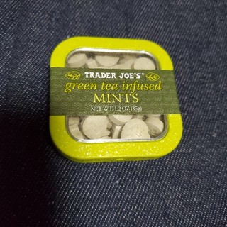 Trader Joe's Green Tea infused Mints(菓子/デザート)