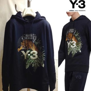 ワイスリー(Y-3)の■XXL■18ss Y-3 adidas■アニマル パーカー■紺■5981(パーカー)