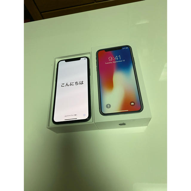 iPhone X 256GB space gray SIMフリー