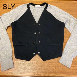 スライ(SLY)のSLY  カーディガン 薄手ニット(カーディガン)