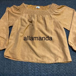 アラマンダ(allamanda)のallamanda  トップス  長袖　オフショル(カットソー(長袖/七分))