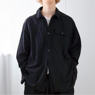 comoli 20ss ダンガリーセットアップ Black