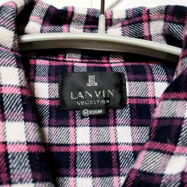 LANVIN(ランバン)の☆LANVIN☆正規品 チェック柄シャツ セットアップウェア メンズMサイズ メンズのトップス(シャツ)の商品写真