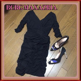 ビーシービージーマックスアズリア(BCBGMAXAZRIA)のBCBG♡S♡sexyカシュクールワンピ(ひざ丈ワンピース)