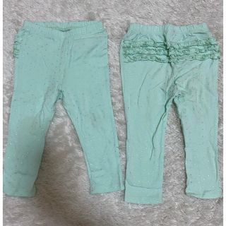 オールドネイビー(Old Navy)のold navy レギンス パンツ 90  18-24 2枚　ドット(パンツ/スパッツ)