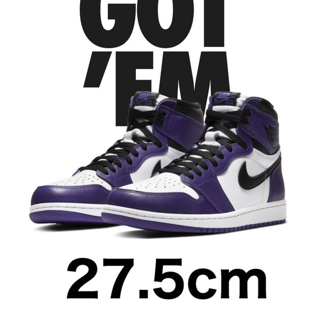 NIKE(ナイキ)のAir Jordan 1 High OG court purple メンズの靴/シューズ(スニーカー)の商品写真