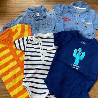 ベビーギャップ(babyGAP)のロンパース 男の子　5点セット　baby gap OLDNAVY(ロンパース)