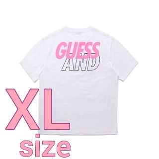 ゲス(GUESS)の【XL】OVERSIZED GUESS AND SEA LOGO TEE 新品 (Tシャツ/カットソー(半袖/袖なし))