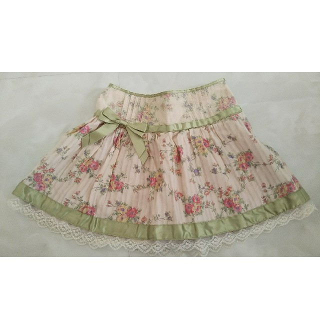 JILLSTUART NEWYORK - 新品同様JILLSTUART NEWYORK 花柄スカート110の JILLSTUART NEWYORK - 新品同様JILLSTUART NEWYORK 花柄スカート110の