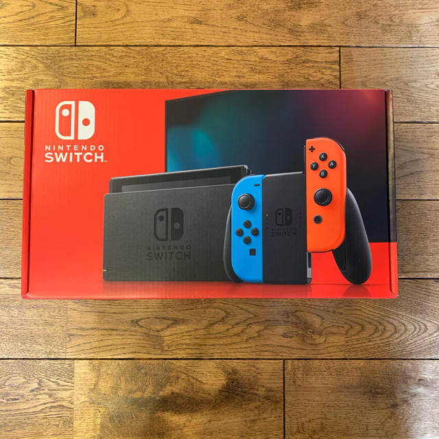 Nintendo Switch(ニンテンドースイッチ)の新型 Nintendo Switch 本体 ネオンブルー ネオンレッド  エンタメ/ホビーのゲームソフト/ゲーム機本体(家庭用ゲーム機本体)の商品写真