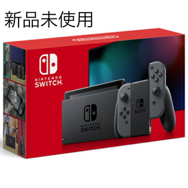 ニンテンドースイッチ 新型 本体 グレー Nintendo switchゲームソフト/ゲーム機本体