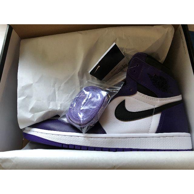 NIKE(ナイキ)のNIKE AIR JORDAN 1 COURT PURPLE 27㎝ 新品正規 メンズの靴/シューズ(スニーカー)の商品写真