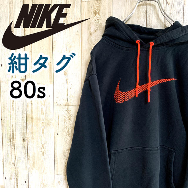 NIKE(ナイキ)の【ナイキ】ビッグスウッシュロゴ刺繍入り プルオーバー パーカー メンズのトップス(パーカー)の商品写真